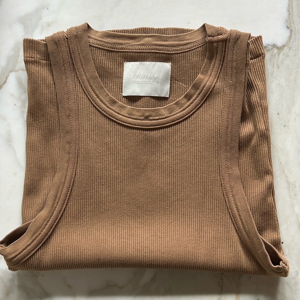 Ribbed tank top